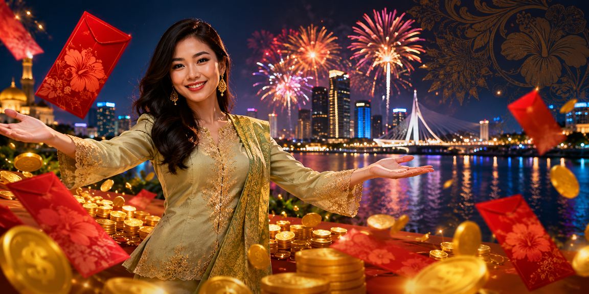 Pemenang loteri di Johor menerima bonus sampul merah Hari Raya daripada platform imenang88
