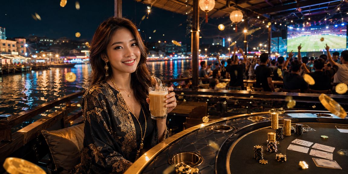 Meja Baccarat dalam talian di imenang88 dengan paparan kad digital yang jelas untuk pemain Malaysia